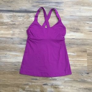 Womens Patagonia Racerback Tank Top Purple Small